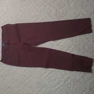 Old Navy Maroon Pixie Pants